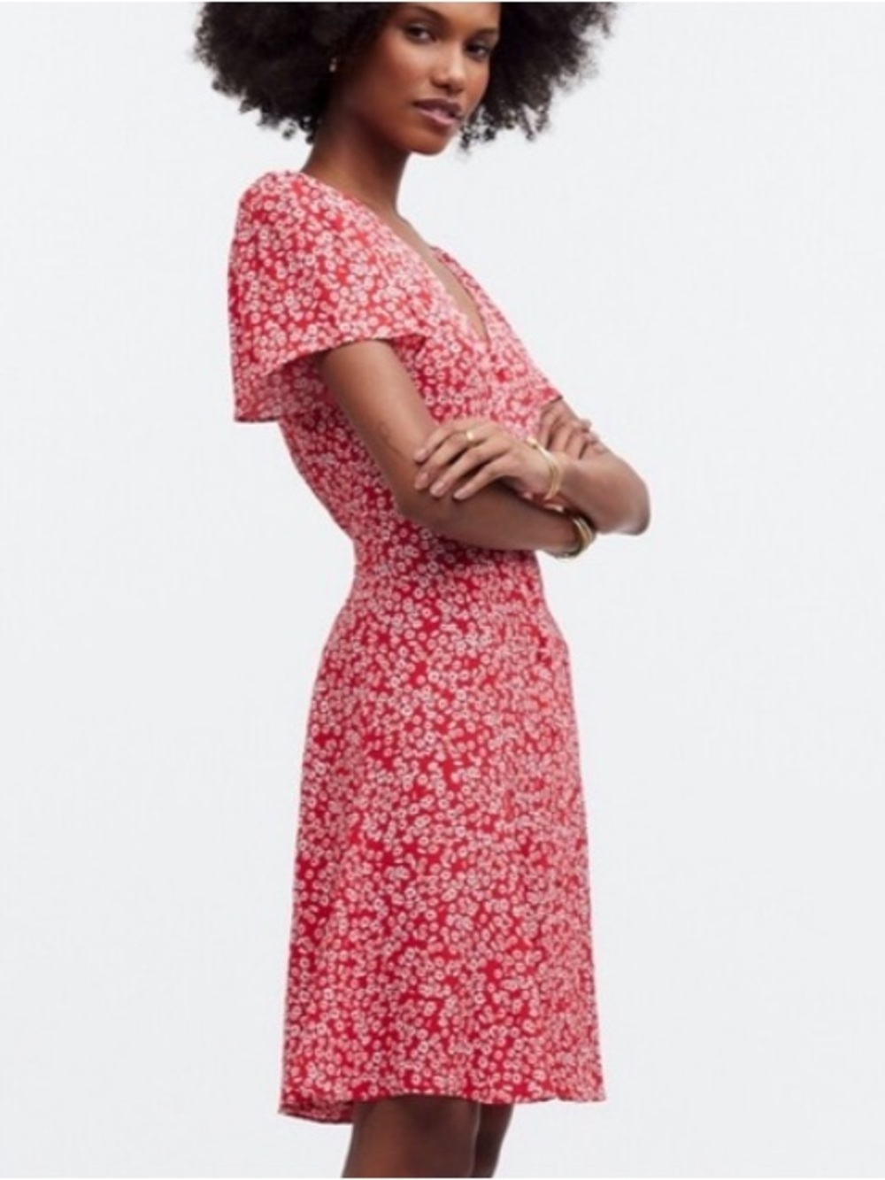 Madewell Floral Dress(size 14) - Picture 5 of 9